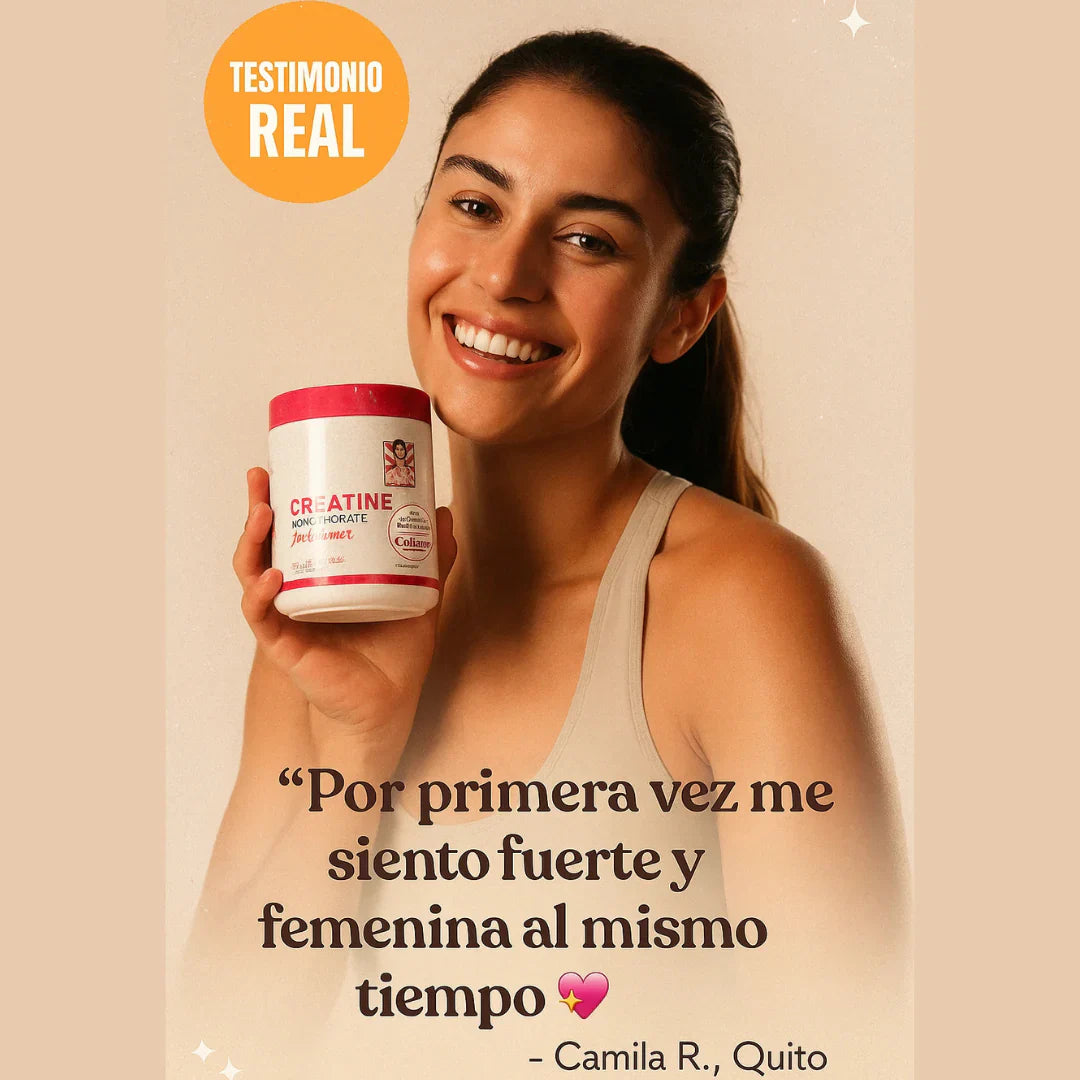 Creatina para Mujeres - Glúteos, Energía & Piel